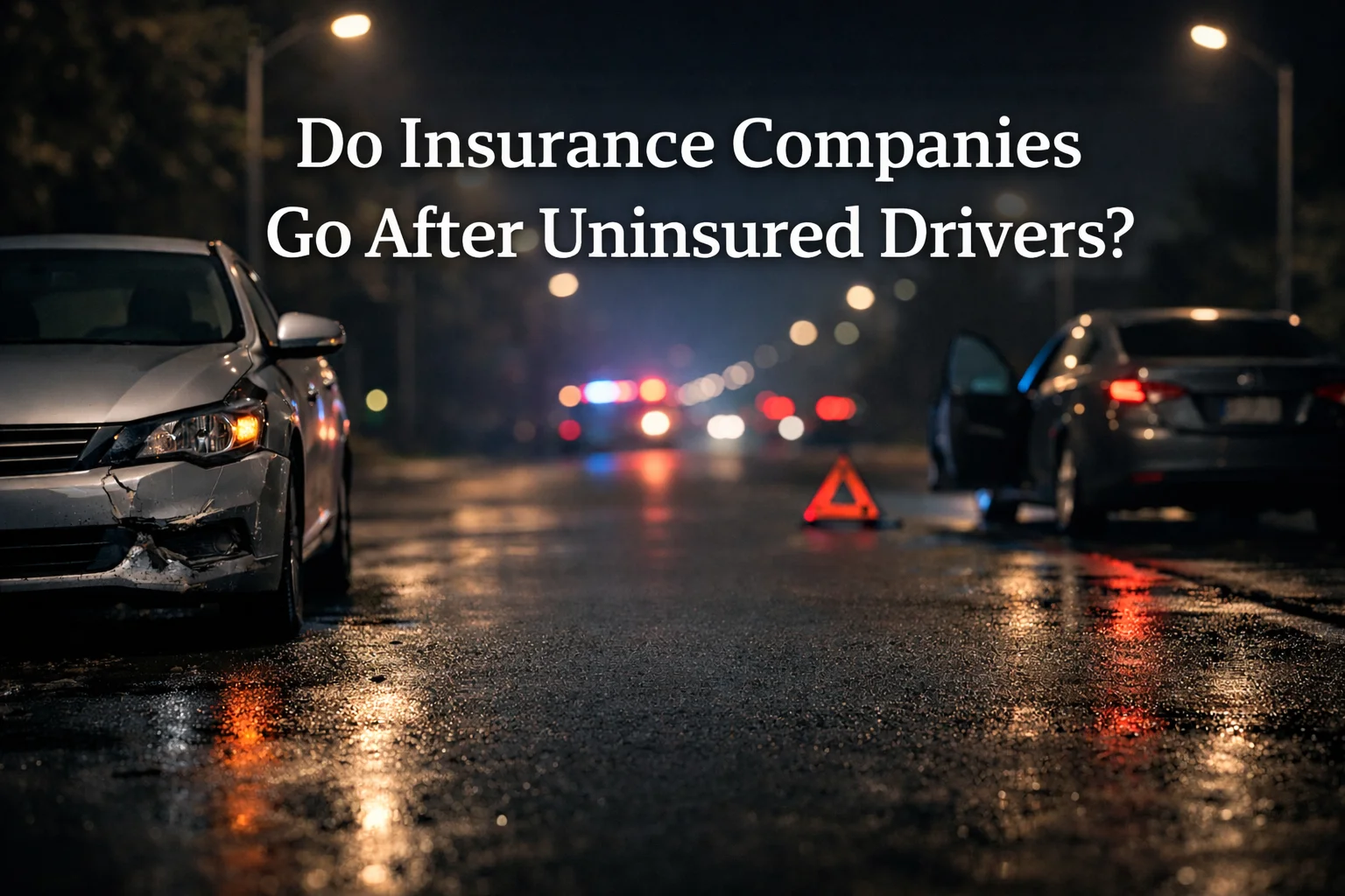 Do Insurance Companies Go After Uninsured Drivers? Do Insurance Companies Go After Uninsured Drivers?