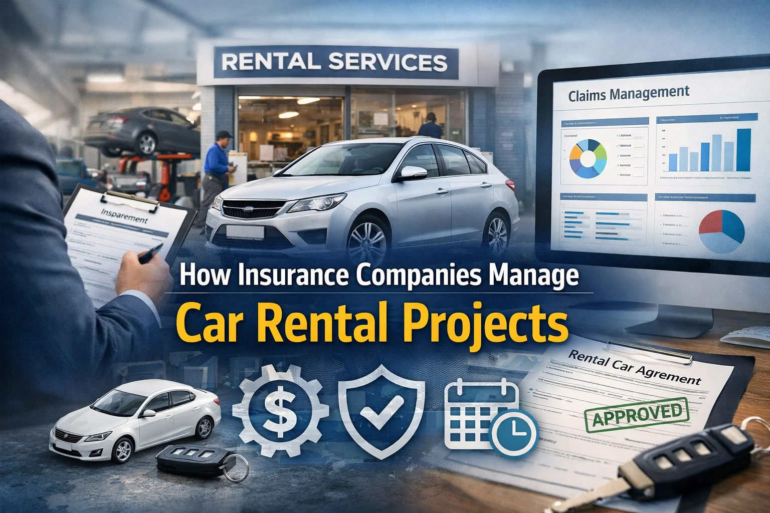 How Do Insurance Companies Manage Car Rental Projects