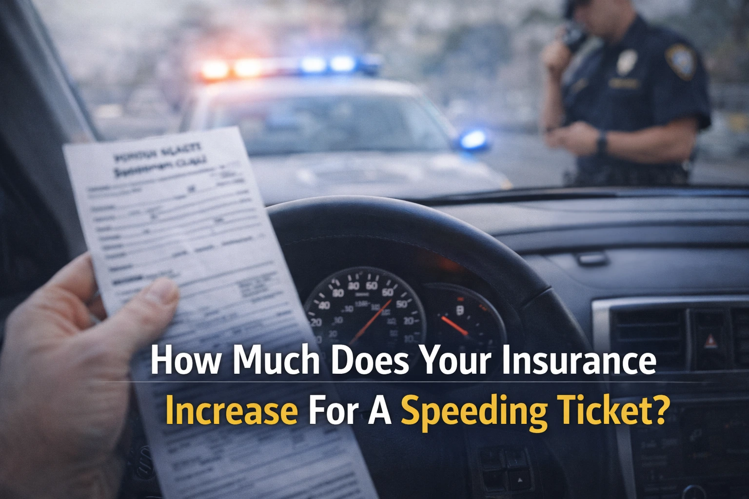How Much Does Your Insurance Increase For A Speeding Ticket? How Much Does Your Insurance Increase For A Speeding Ticket?