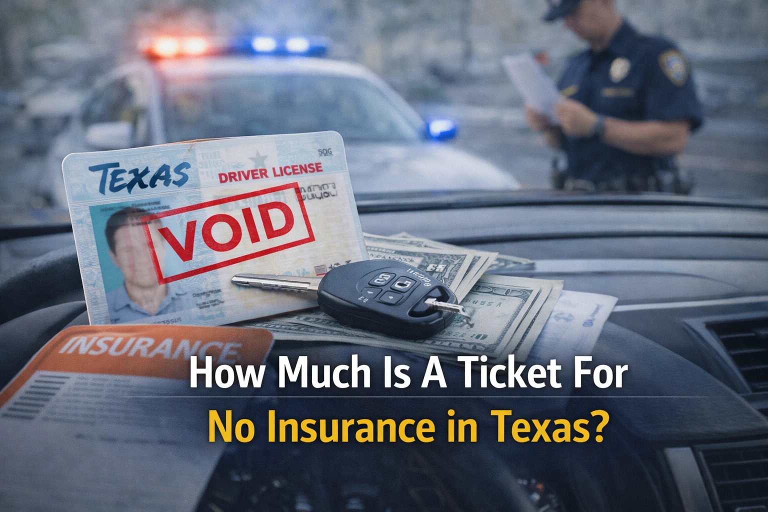 How Much Is A Ticket For No Insurance in Texas?