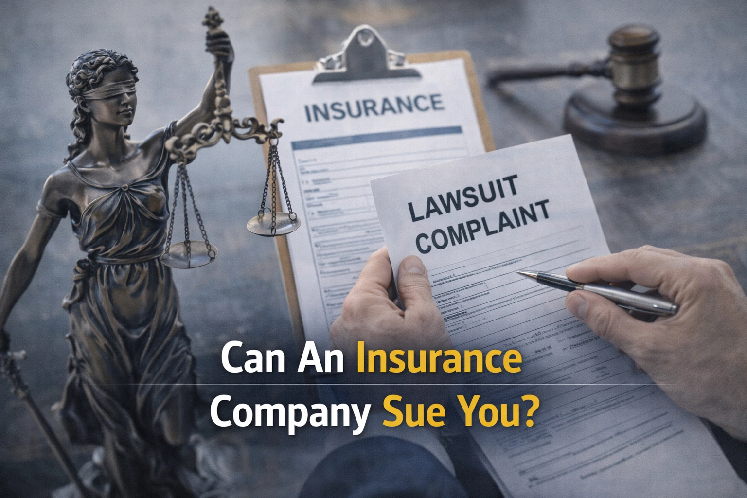 Can An Insurance Company Sue You?