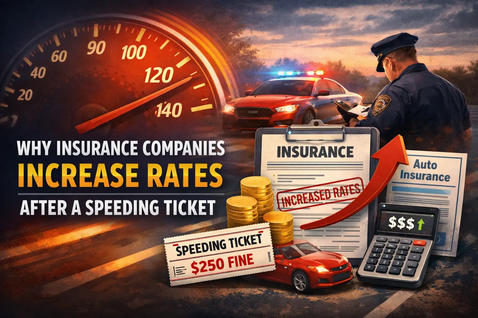 Why Insurance Companies Increase Rates After a Speeding Ticket