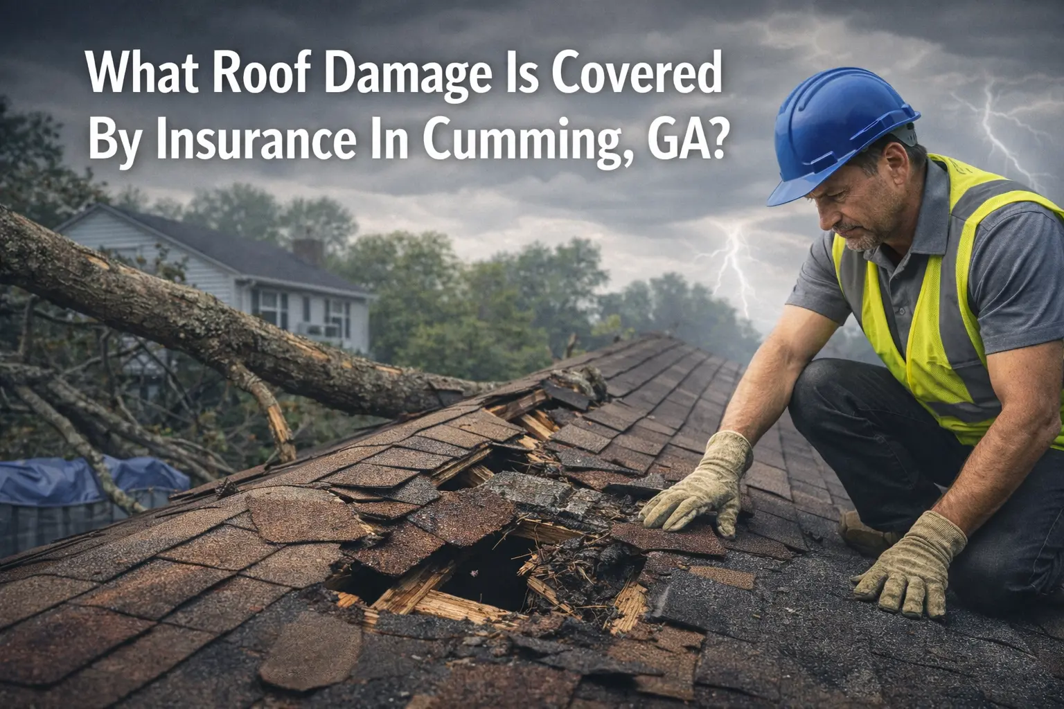 What Roof Damage Is Covered By Insurance In Cumming, GA?