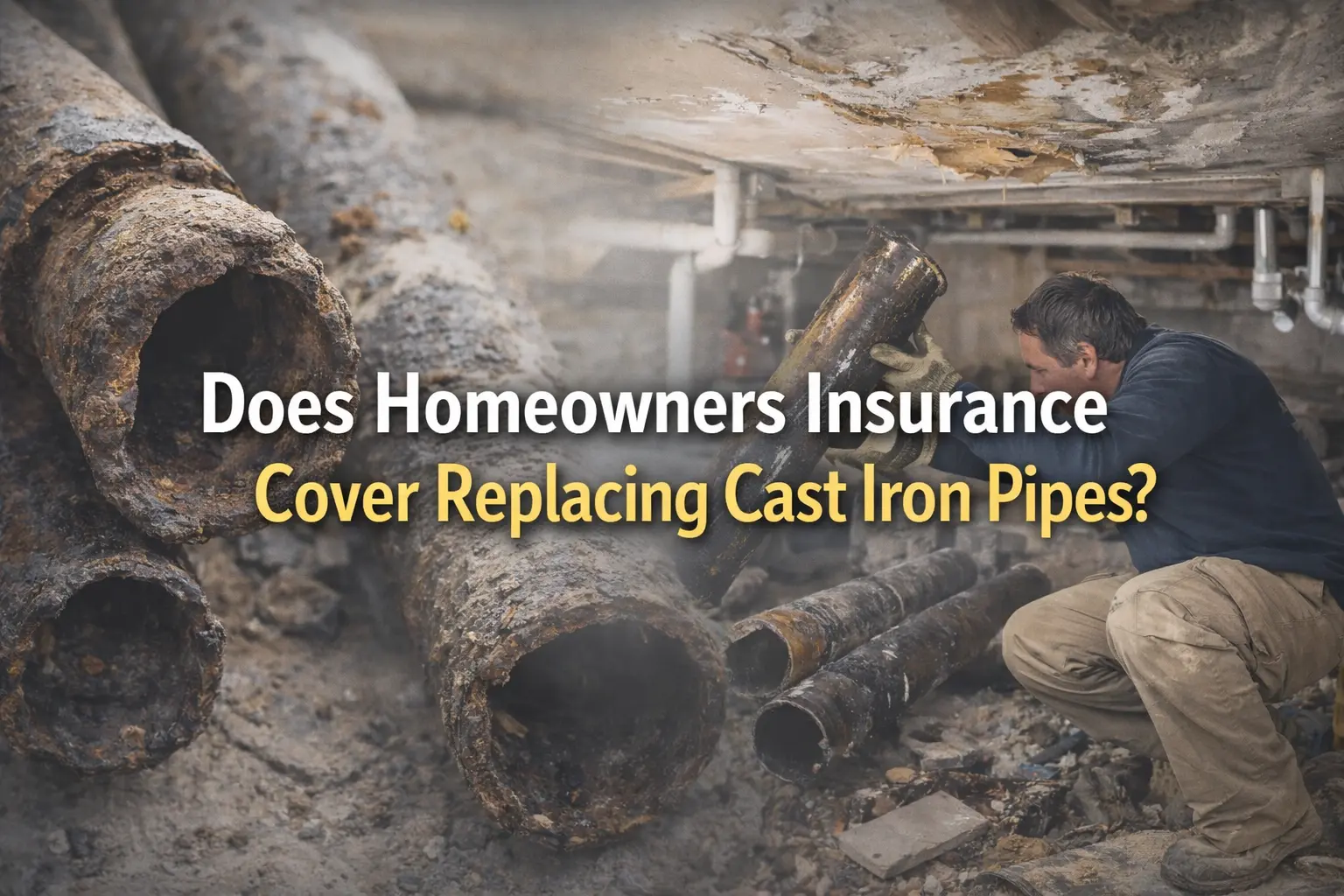Does Homeowners Insurance Cover Replacing Cast Iron Pipes?