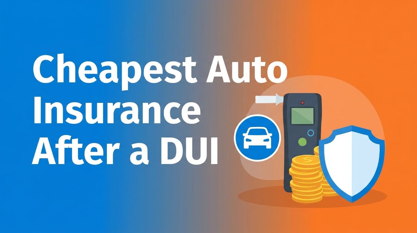 Cheapest Auto Insurance After a DUI